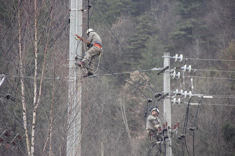 陜西地電留壩供電分公司：實(shí)施農(nóng)石線、索道線分網(wǎng)改造