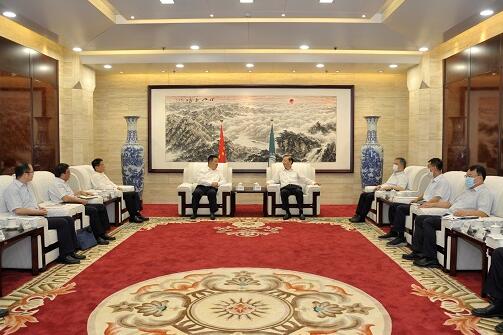 辛保安會見中國西電集團董事長白忠泉、總經(jīng)理裴振江