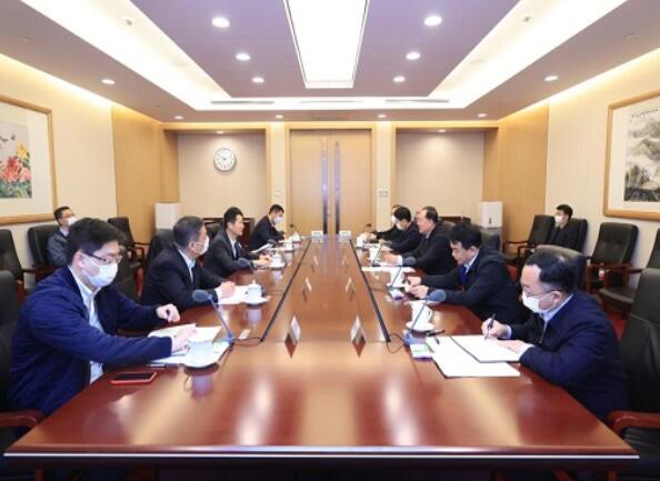 毛偉明會見上海市委常委、副市長吳清