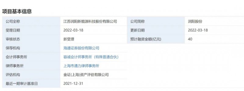 40億登錄科創(chuàng)板！潤(rùn)陽(yáng)股份擬募資投建5GW異質(zhì)結(jié)+5萬(wàn)噸多晶硅項(xiàng)目！