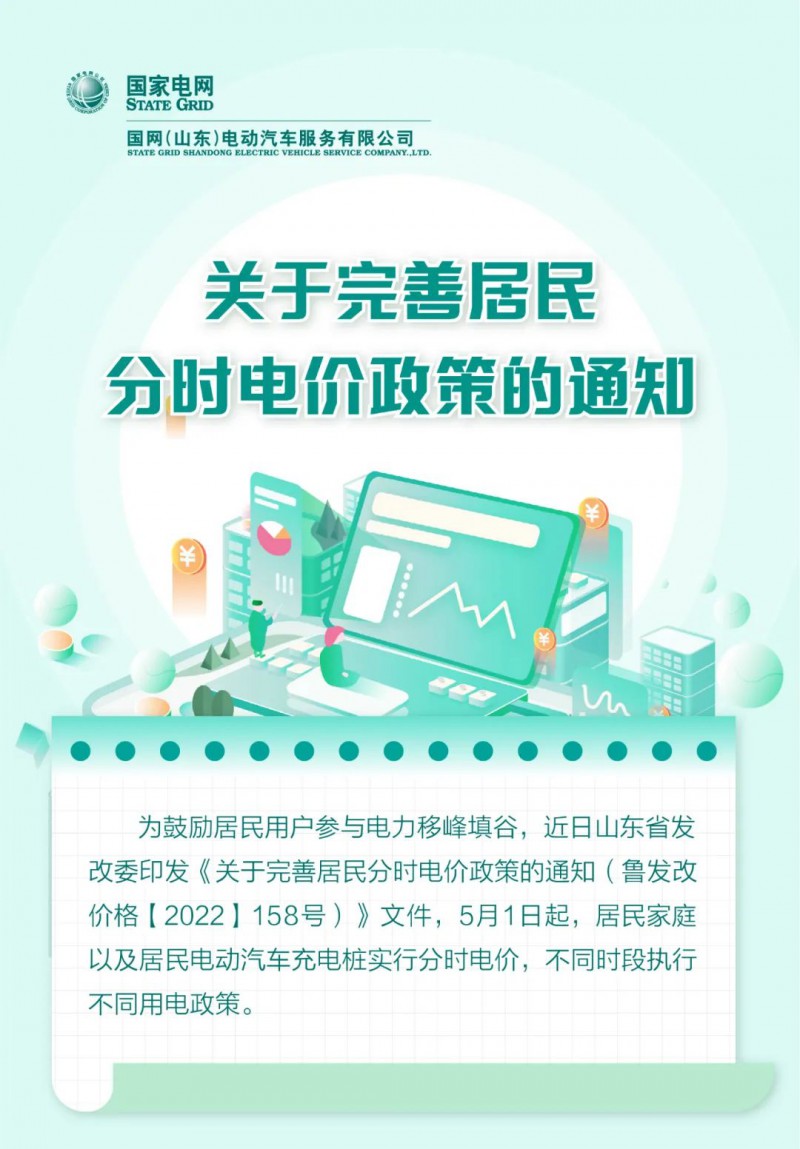 山東居民分時電價政策，5月1日開始執(zhí)行！