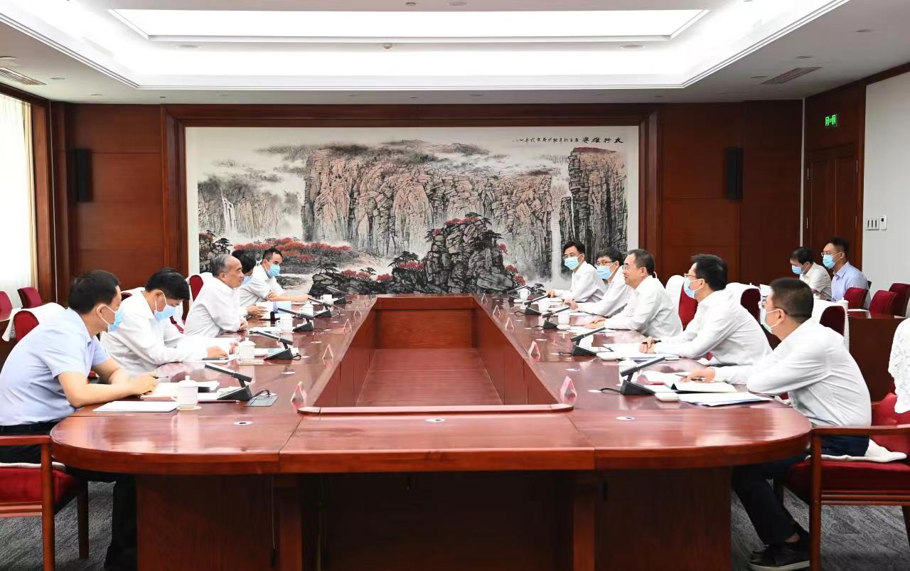 鄒磊拜會山西省委書記、省人大常委會主任林武