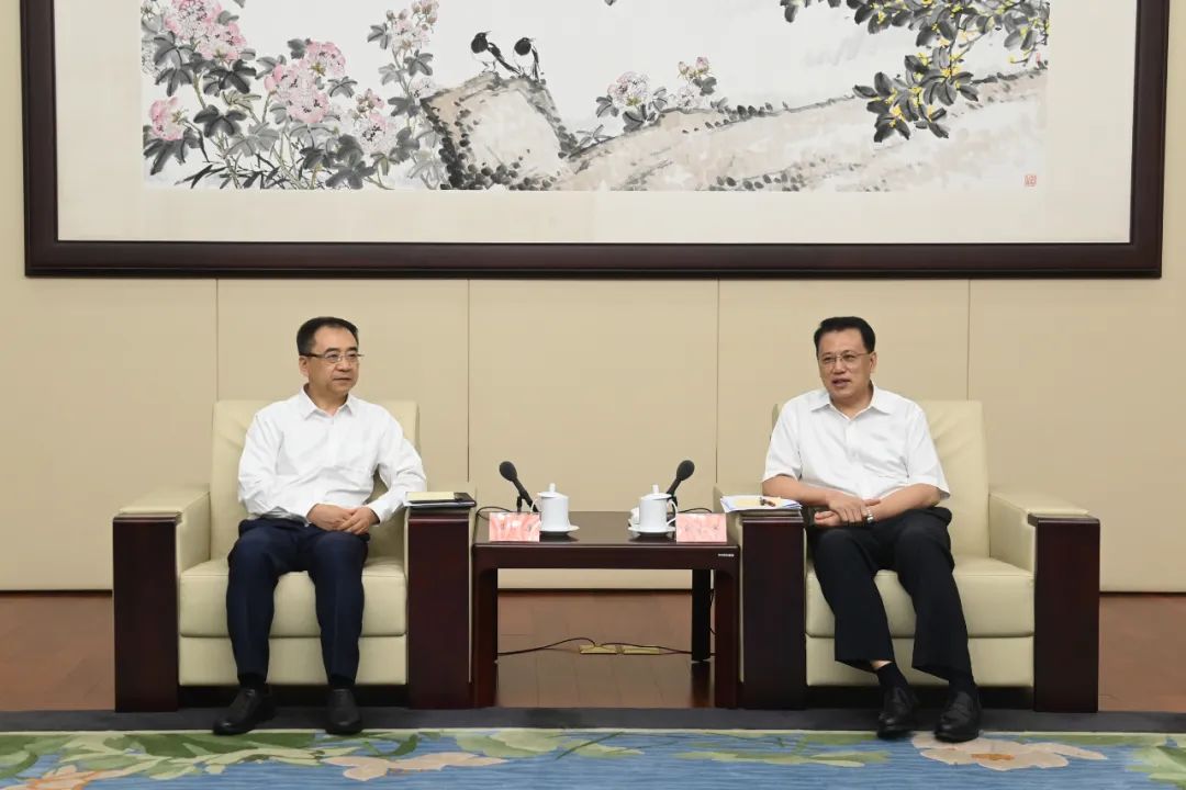 大唐集團公司黨組書記、董事長鄒磊拜會浙江省委書記、省人大常委會主任袁家軍