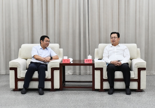 劉源拜會河北省委常委、副省長，雄安新區(qū)黨工委書記、管委會主任張國華