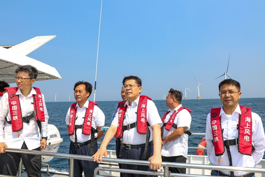 韓君赴廣東陽江、福建福州調(diào)研三峽集團(tuán)海上風(fēng)電項(xiàng)目