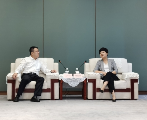 王小軍拜會廣西壯族自治區(qū)黨委常委、常務(wù)副主席蔡麗新