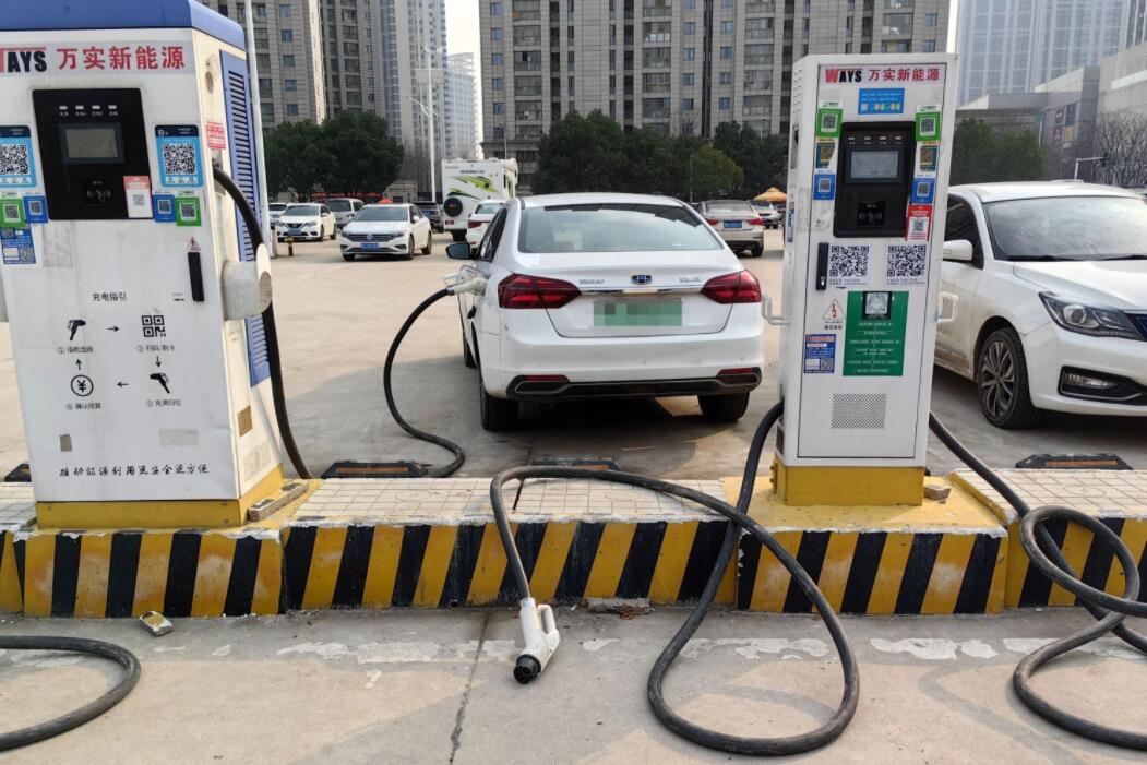 新能源車充電槍被扔積水中，對(duì)“城市家電”需多加愛護(hù)