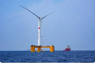 青島制造！我國首座深遠(yuǎn)海浮式風(fēng)電平臺“海油觀瀾號”完成海上安裝