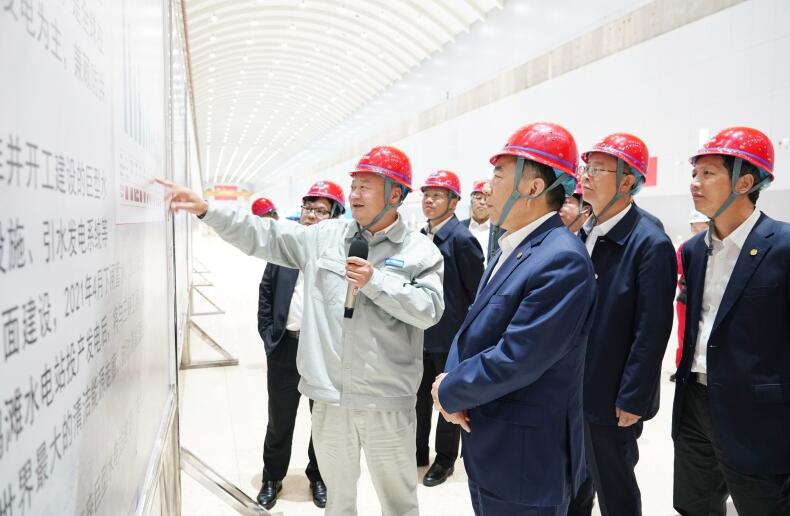 中國能建黨委書記、董事長宋海良赴白鶴灘水電站調(diào)研