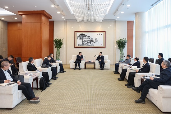 溫樞剛鄧建玲會見中廣核集團董事長楊長利、總經(jīng)理高立剛