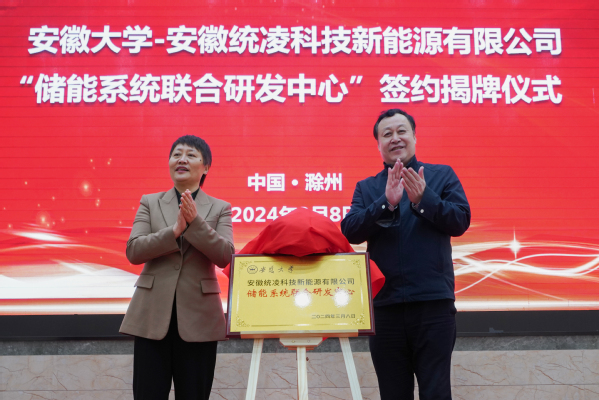 安徽大學儲能系統聯合研發(fā)中心揭牌