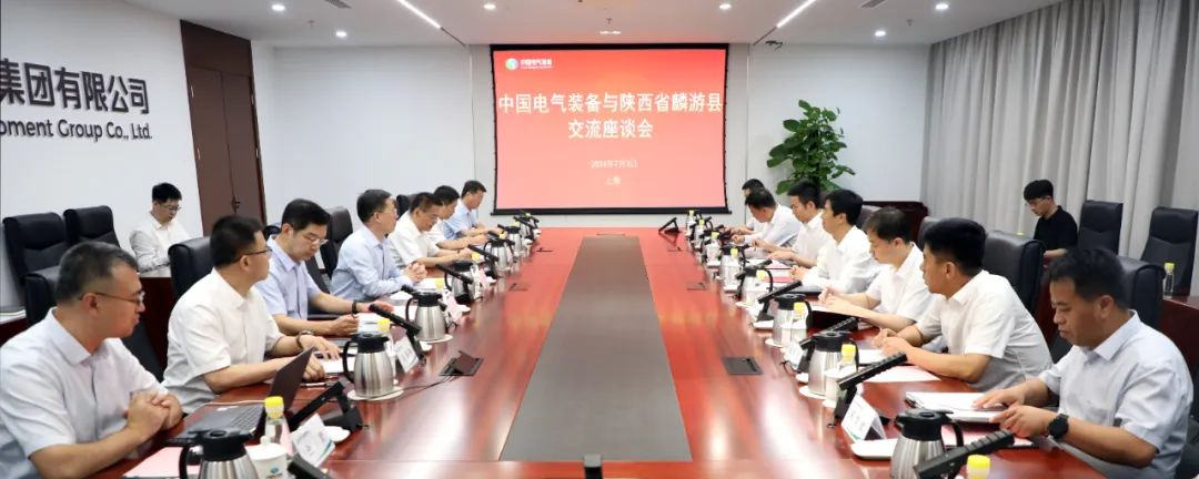 中國電氣裝備黨委書記、董事長李洪鳳會見麟游