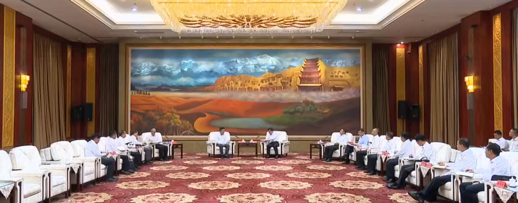 國家電投董事長(zhǎng)劉明勝、總經(jīng)理栗寶卿拜會(huì)甘肅省委書記胡昌升、省長(zhǎng)任振鶴