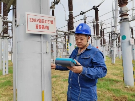 監(jiān)督檢查隱患電桿，全力保障電力安全
