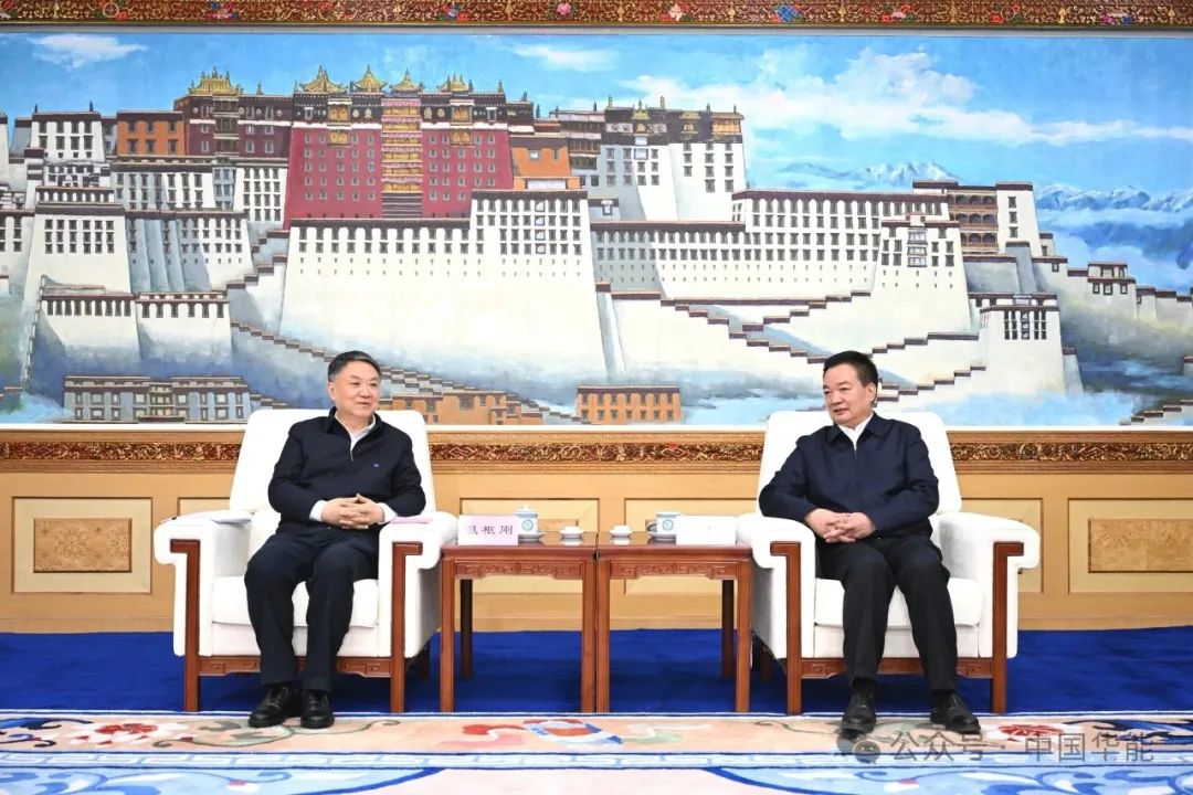 華能集團董事長、黨組書記溫樞剛拜會西藏自治區(qū)黨委書記王君正