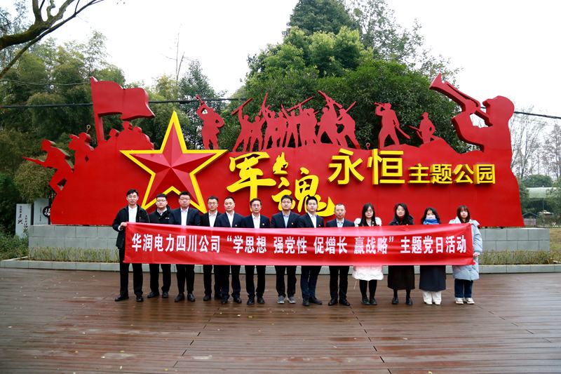 華潤電力四川公司聯(lián)合華潤集團(tuán)在川企業(yè)開展“學(xué)思想、強(qiáng)黨性、促增長、贏戰(zhàn)略”主題黨日活動(dòng)