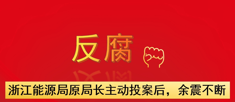 浙江能源局原局長主動(dòng)投案后，余震不斷