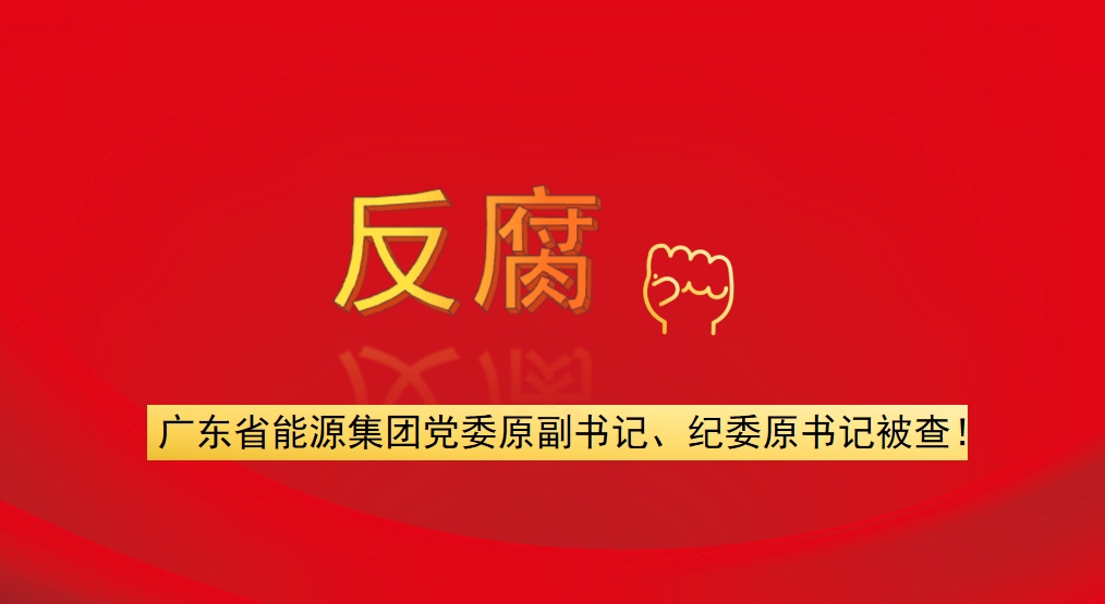 廣東省能源集團(tuán)黨委原副書記、紀(jì)委原書記被查！