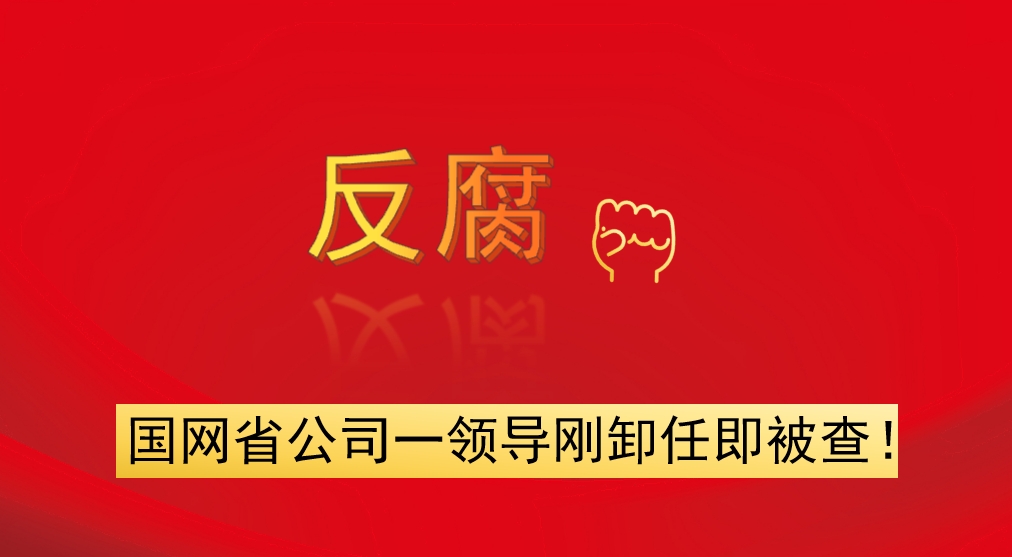 國網(wǎng)省公司一領(lǐng)導(dǎo)剛卸任即被查！